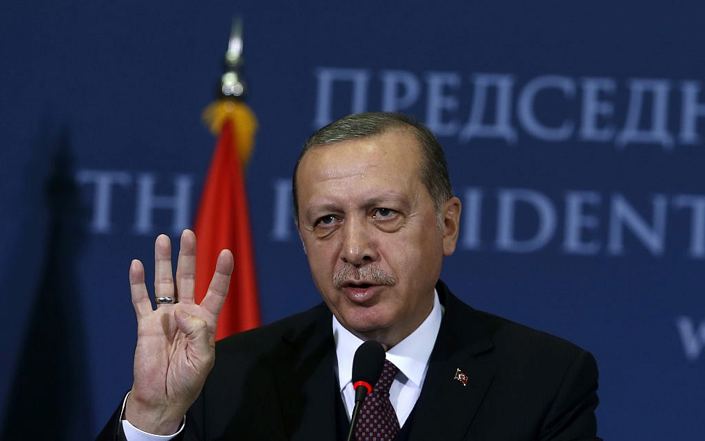 Turkey's president says arrested US consulate staffer is a spy The