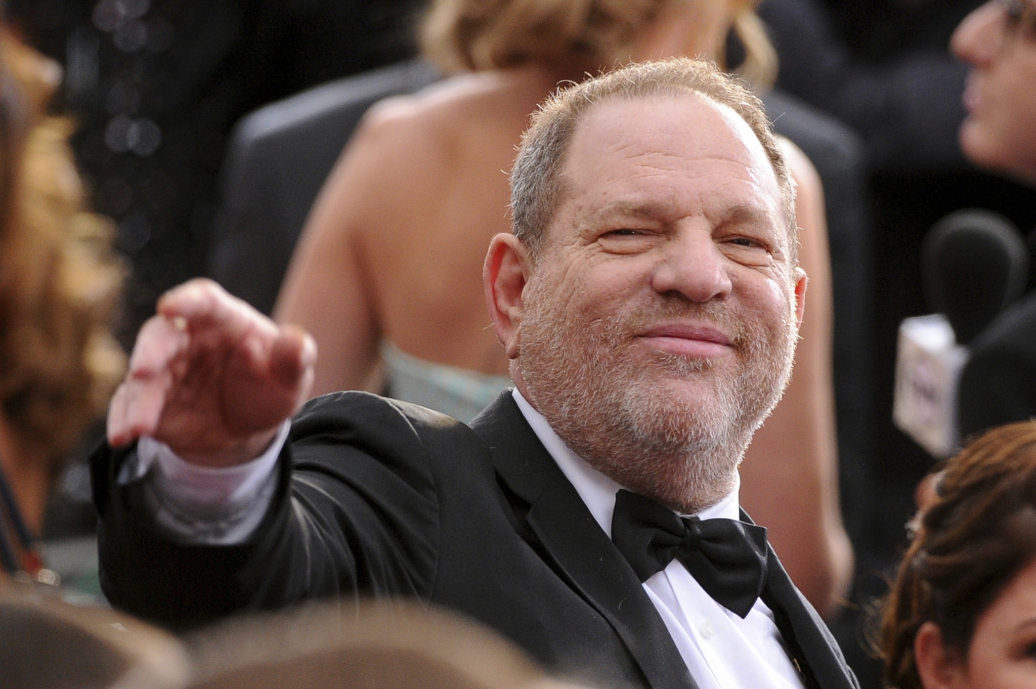 Harvey Weinstein arrives at the Oscars at the Dolby Theatre in Los Angeles, February 22, 2015. (Vince Bucci/Invision/AP)