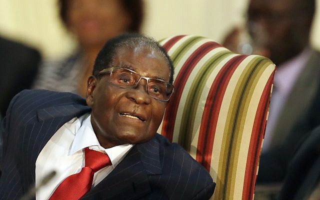 Zimbabwe's President Robert Mugabe (AP Photo/Themba Hadebe)