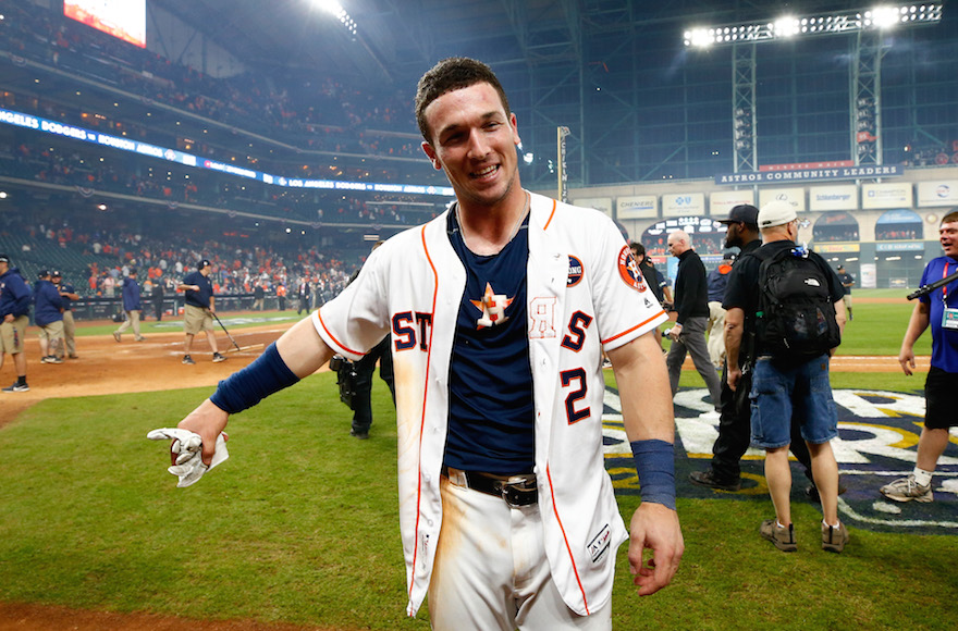 Bregman becomes 7th Astros player hit by pitch in 5 games