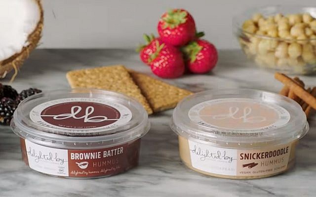 Delighted By hummus dessert spreads (YouTube screenshot)