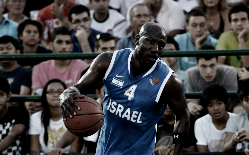 After a difficult five-year process, Cory Carr finally earned his Israeli citizenship in 2009. Here he represents Israel in the FIBA 3-on-3 World Championships in 2012. (Courtesy)