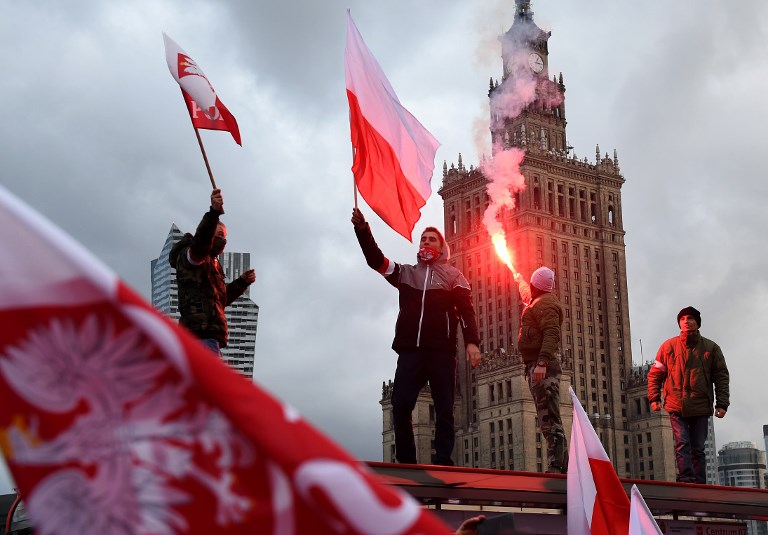 Thousands join nationalist march on Polish Independence Day