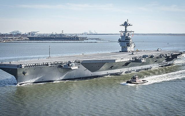 The USS Gerald R. Ford. (Public domain)
