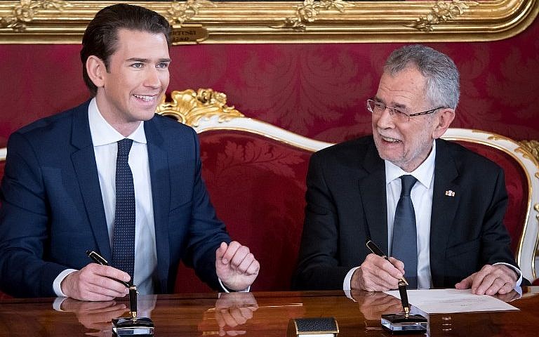 Austria swears in Europe's youngest leader amid protests against ...