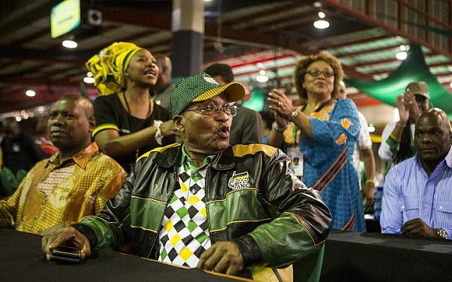 President of South Africa Jacob Zuma attends the last day of the NASREC Expo Centre in Johannesburg on December 20, 2017, during the African National Congress (ANC) 54th National Conference (AFP PHOTO / WIKUS DE WET)
