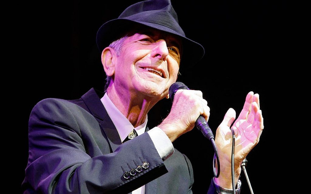 Leonard Cohen performing during the Coachella Valley Music & Arts Festival 2009 at the Empire Polo Club in Indio, California, April 17, 2009. (Paul Butterfield/Getty Images via JTA)
