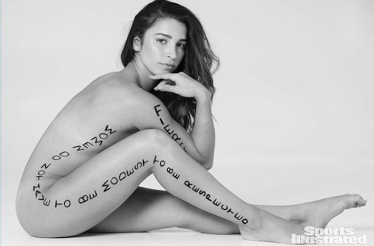 Aly raisman on topless photo shoot: