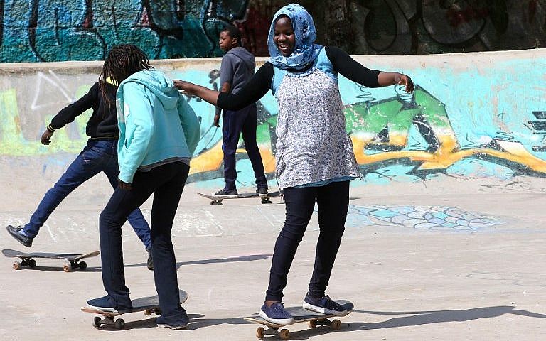 skating in jordans