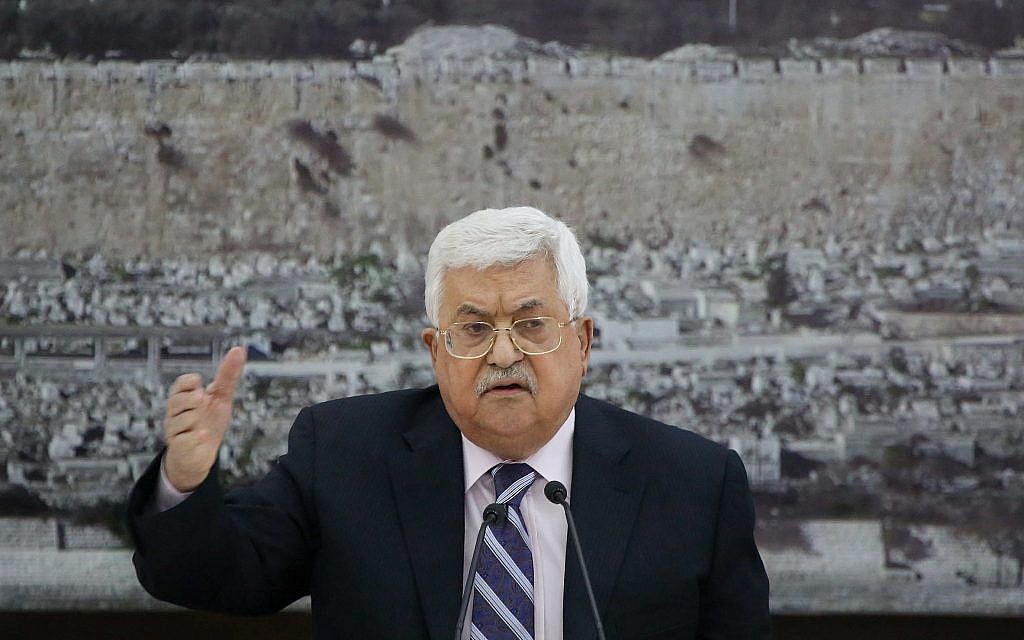 PA won’t be responsible for Gaza if Hamas stays in charge, Abbas warns