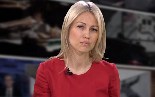 Former Polish presidential candidate and current television host Magdalena Ogórek. (Screen capture: YouTube)