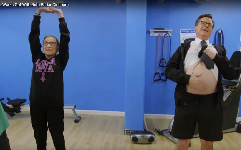 Bader Ginsburg workout routine 