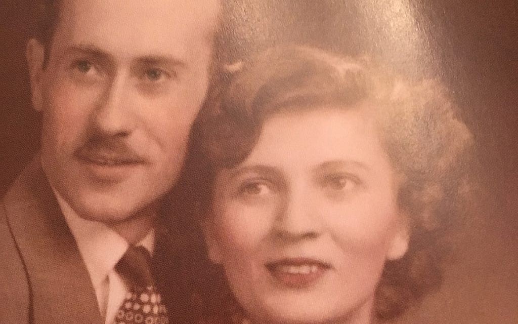 Sandor and Margit Kirsche in 1947. (Courtesy of Margit Kirsche/via JTA)