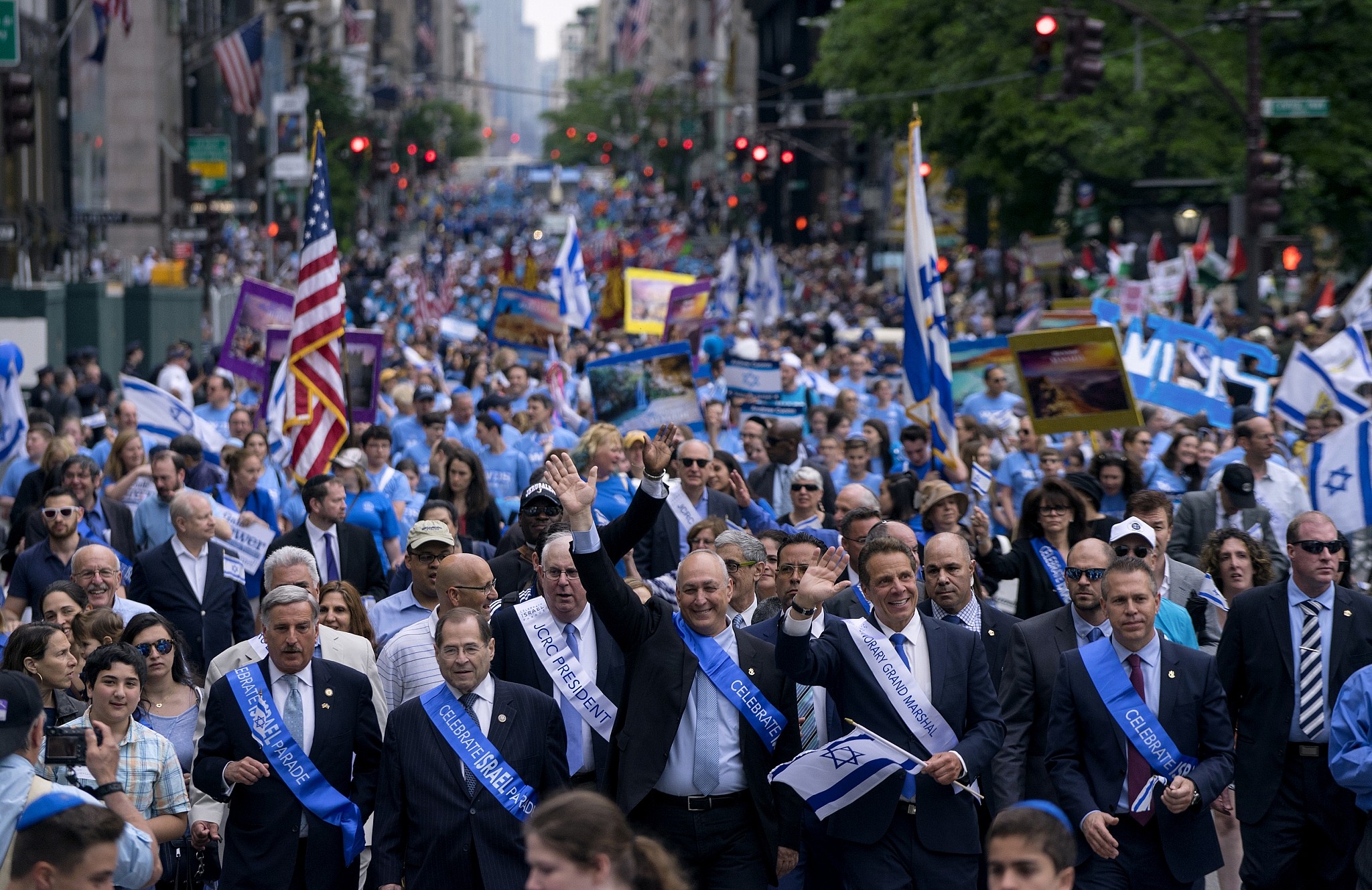 New York police tighten security for Celebrate Israel Parade The