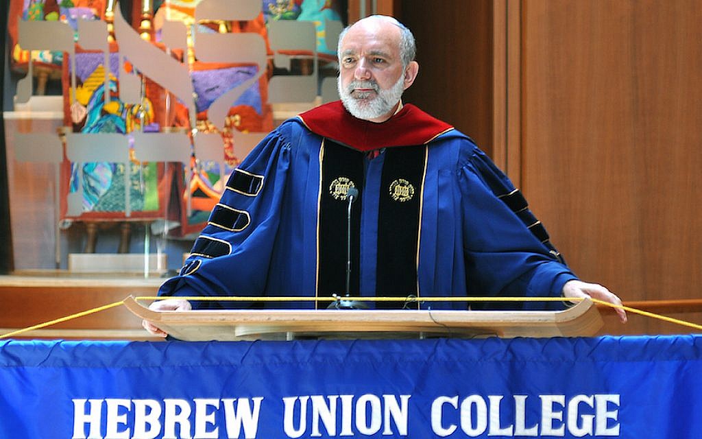 Rabbi David Ellenson is serving as HUC interim president. (Courtesy of HUC via JTA)