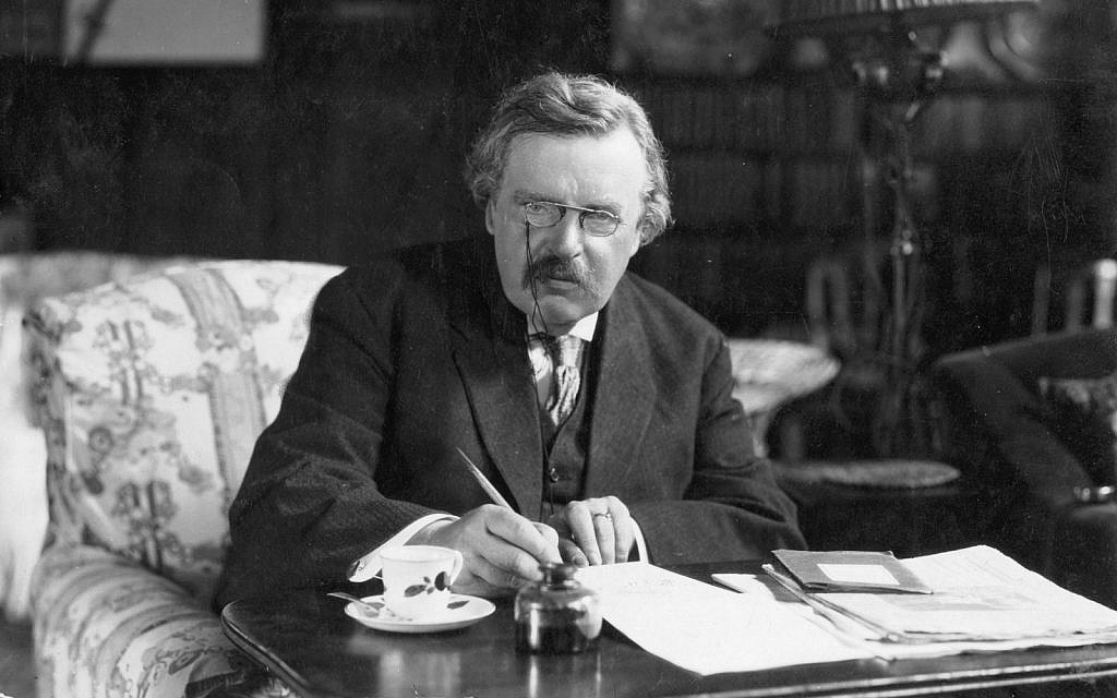 20th century writer G.K. Chesterton is up for canonization -- but critics say he espoused virulently anti-Semitic views. (Public domain)