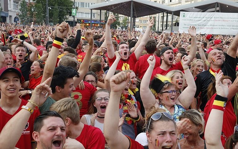 Belgian soccer fans sing chant about burning Jews - The Jerusalem Post