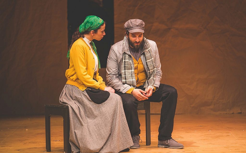 Stephanie Lynne Mason and Daniel Kahn in  the National Yiddish Theatre Folksbiene's production of 'Fiddler on the Roof.' (Victor Nechay/ ProperPix.com)