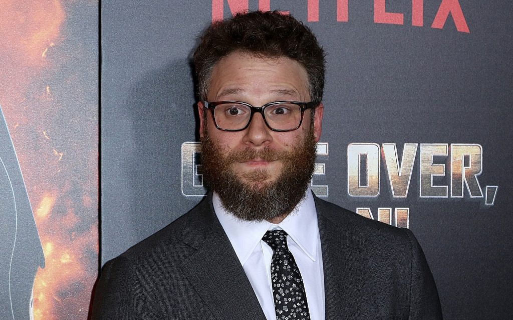 Seth Rogen arrives at the LA Premiere of 'Game Over, Man!' on March 21, 2018, in Los Angeles (Willy Sanjuan/ Invision/ AP)