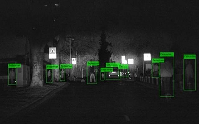 BrightWay Vision's night vision technology allows drivers to detect objects and people within a range of at least 250 meters (Courtesy)