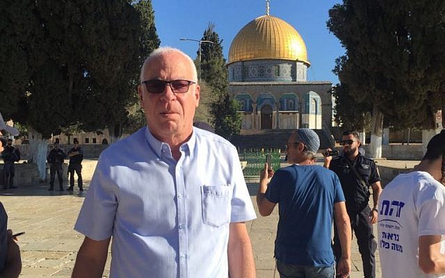 First Cabinet Member Enters Temple Mount After 3 Years As Pm Lifts