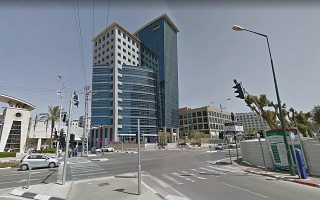 A view of the NSO Group headquarters in Herzliya. (Screen capture: Google Street View)