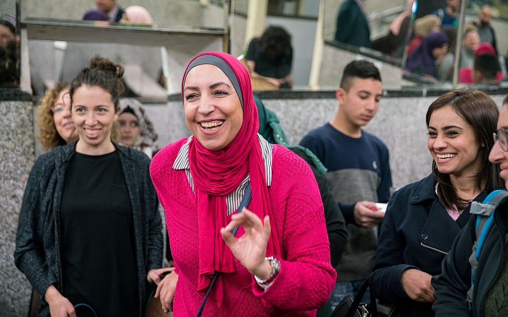 Participants of the Teachers' Lounge coexistence project in Jerusalem. (Courtesy: Dana Tal-El)