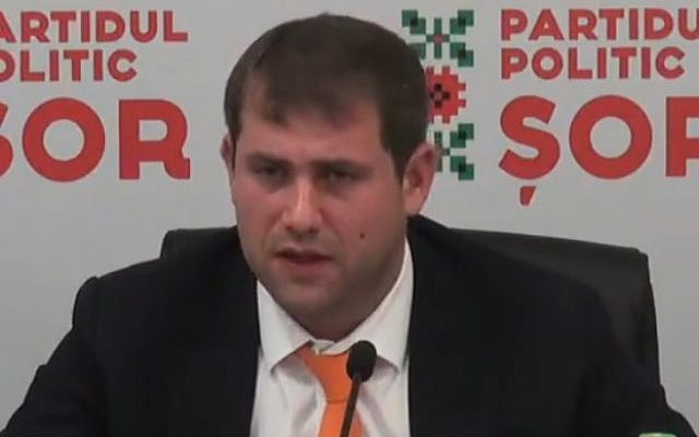 Ilan Shor, the Israel-born mayor of Orhei, Moldova (YouTube screenshot)