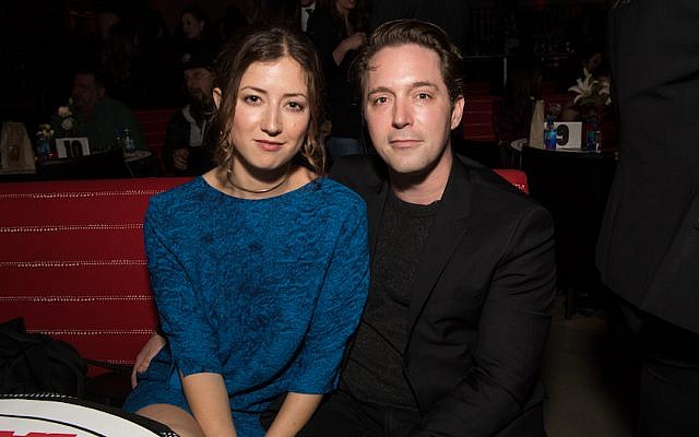 Beck Bennett with Jessy Hodges at the after party for the premiere of HBO’s “Barry” at NeueHouse Hollywood in Los Angeles, March 21, 2018. (Emma McIntyre/Getty Images via JTA)