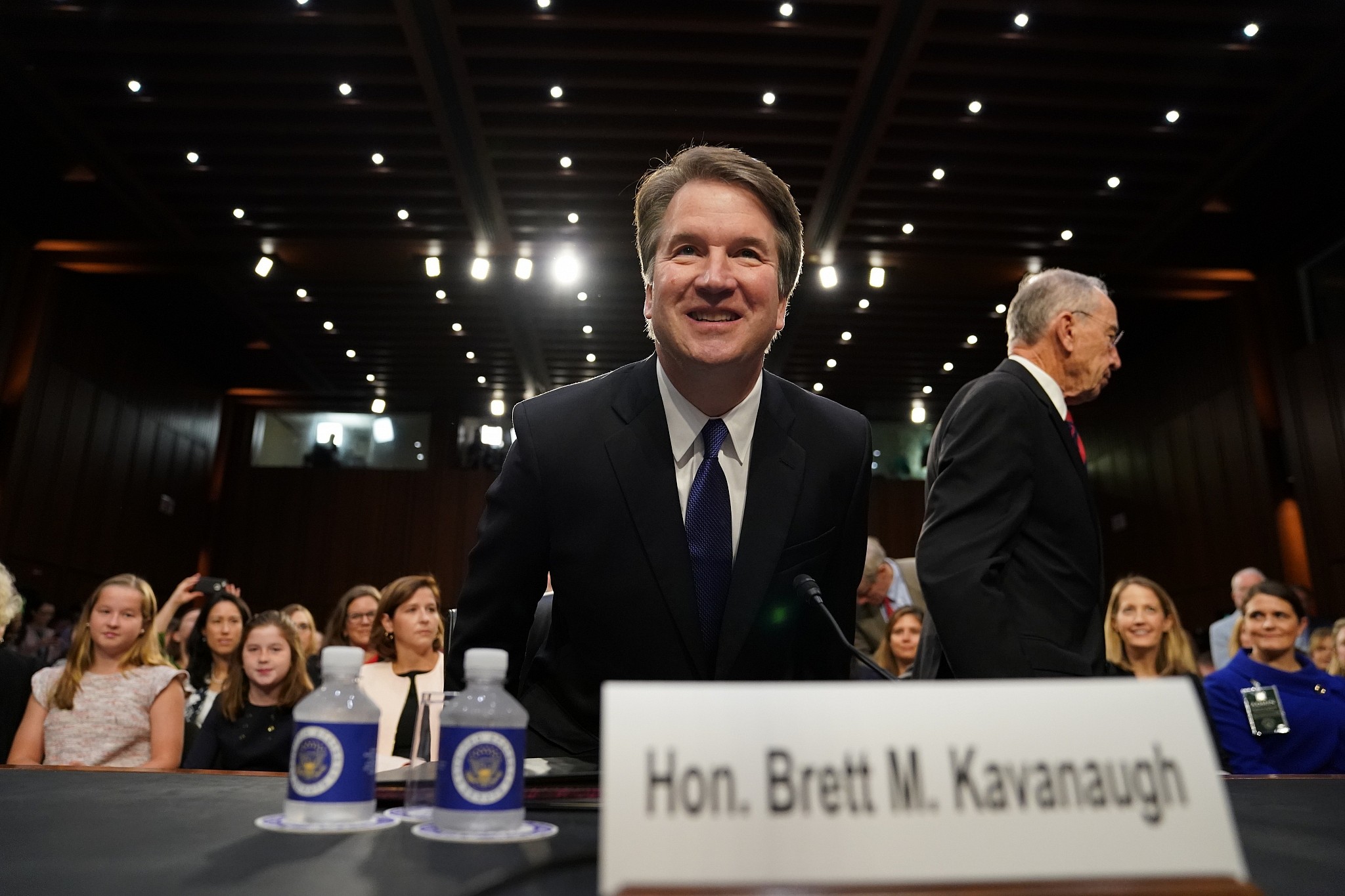 Chaos marks start of Kavanaugh Supreme Court confirmation hearing The
