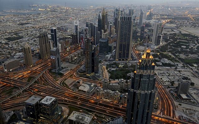 View of Dubai, United Arab Emirates, September 29, 2018. (Aijaz Rahi/AP)