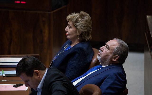 Liberman swaps Knesset seats to avoid sitting next to Arab MK | The ...