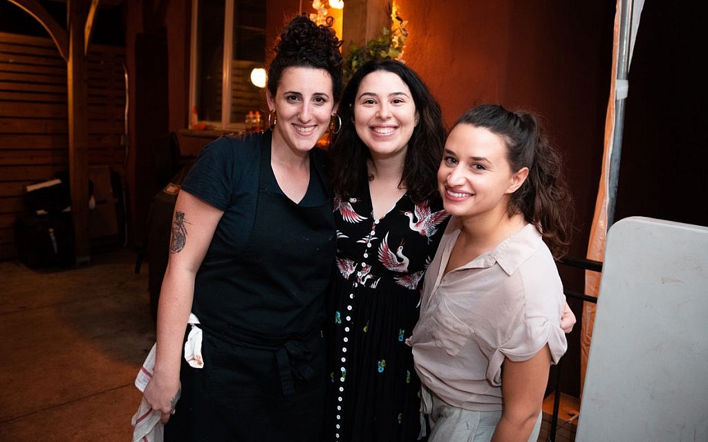 Musket Club founders, from left: Adina Halpern, Rachel Margolin, and Danielle Brody. (Hanoch Melamed Cohen)