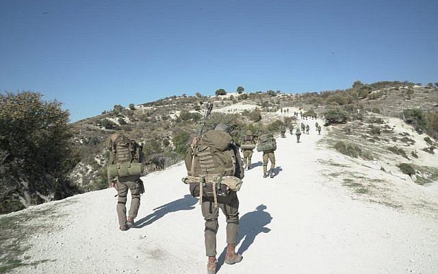 Soldiers from the Maglan reconnaissance unit take part in a training exercise in Cyprus in October 2018. (Israel Defense Forces)