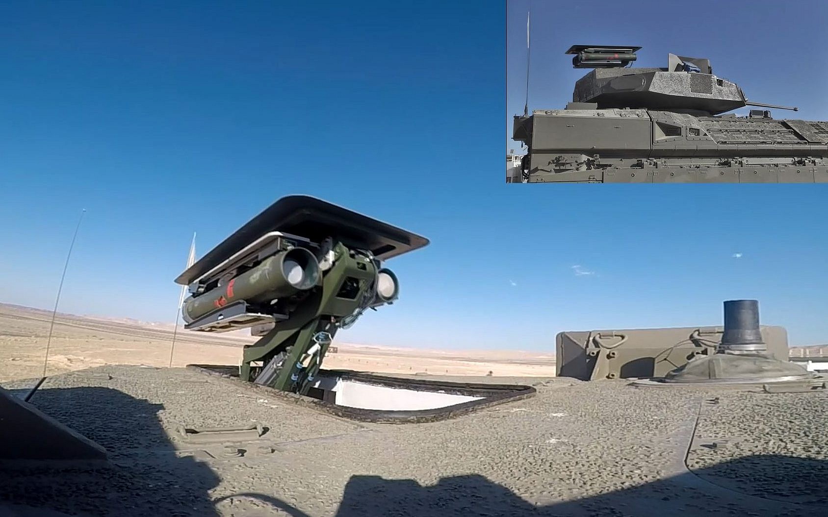 In first, Israel test-fires anti-tank missile from unmanned APC