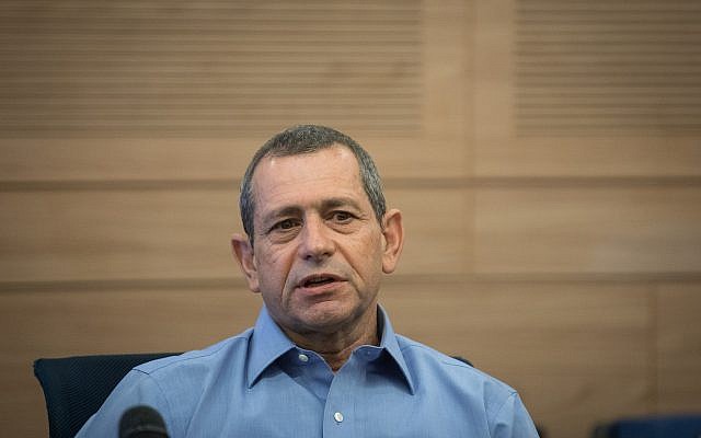Shin Bet head Nadav Argaman attends a Knesset Defense and Foreign Affairs Committee meeting on November 6, 2018. (Hadas Parush/Flash90)