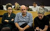 Former Jerusalem District Commander, Nissan 'Niso' Shaham, at the district court in Tel Aviv on December 10, 2018. (Flash90)