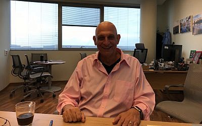Aharon Aharon, the head of the Israel Innovation Authority (Shoshanna Solomon/The Times of Israel)