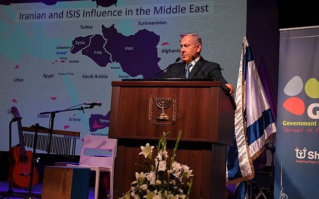 Prime Minister Benjamin Netanyahu speaks to foreign journalists in Jerusalem on December 12, 2018. (Haim Zach / GPO)