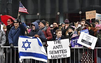 At Women's March, anti-Semitism scandal overshadows anti-Trump effort ...