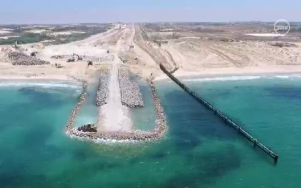 Israel's Gaza sea barrier nears completion | The Times of ...