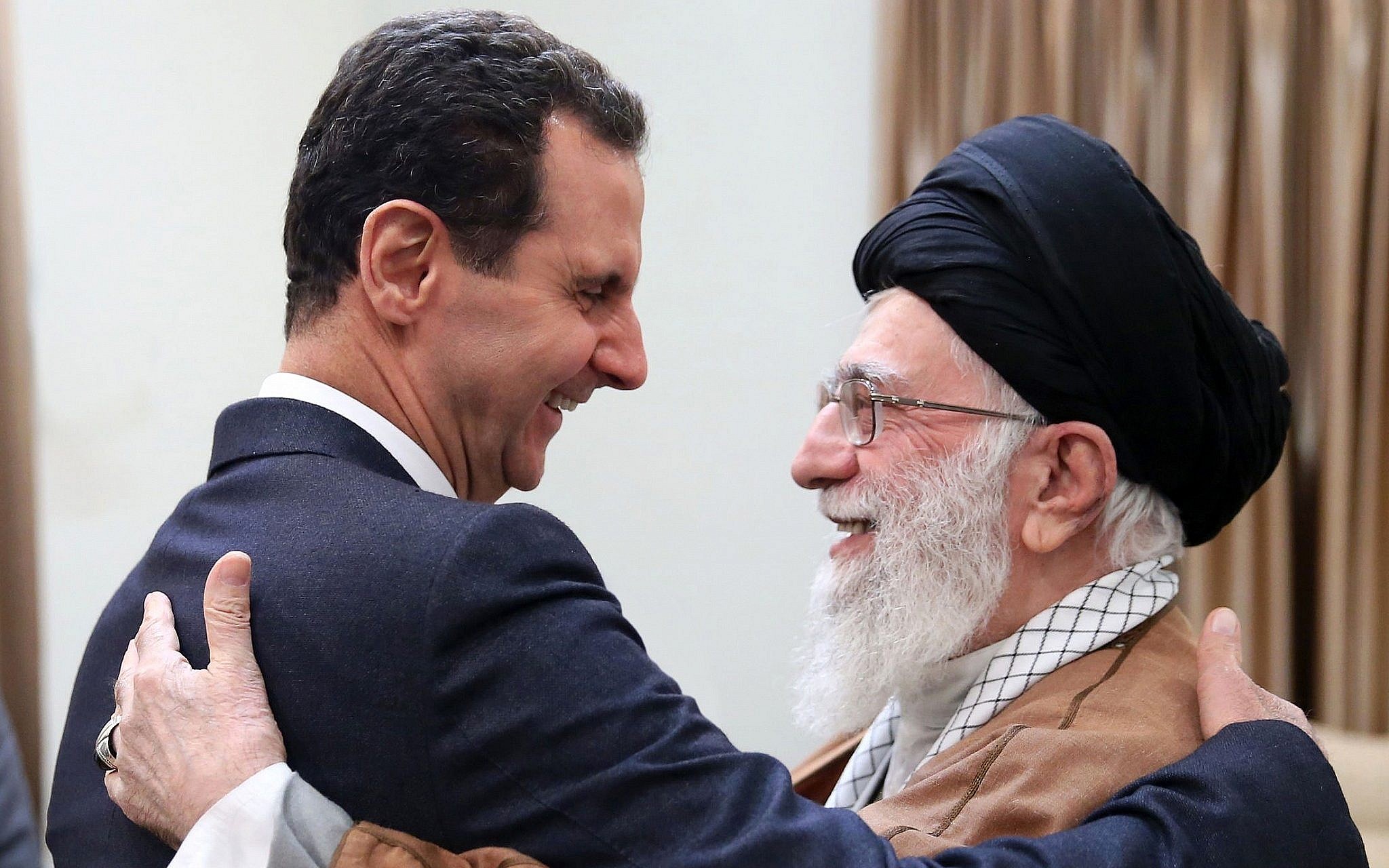On first trip to Iran in years, Assad thanks Khamenei for helping him win war | The Times of Israel