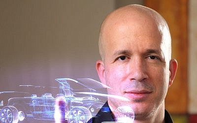 Alon Melchner, the CEO of Mixed Place, an Israeli startup that develops mixed reality technologies (Courtesy)