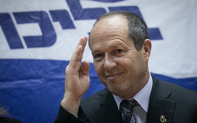 Nir Barkat at a Likud Party event in Tel Aviv on March 25, 2018. (Miriam Alster/Flash90)