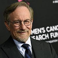 Filmmaker Steven Spielberg poses at the 2019 "An Unforgettable Evening" benefiting the Women's Cancer Research Fund, at the Beverly Wilshire Hotel, in Beverly Hills, California, February 28, 2019. (Chris Pizzello/Invision/AP)