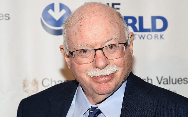 Financier and philanthropist Michael Steinhardt attends the Champions of Jewish Values International Awards Gala at the Marriott Marquis on May 5, 2016, in New York (Evan Agostini/Invision/AP)