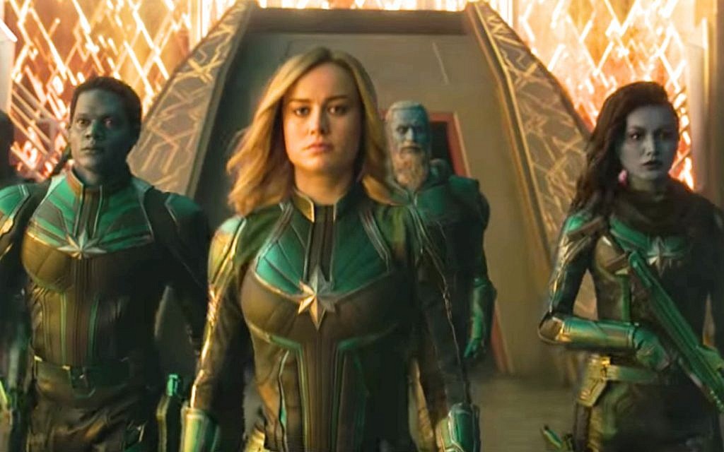 Brie Larson in a still from 'Captain Marvel' (YouTube screenshot)