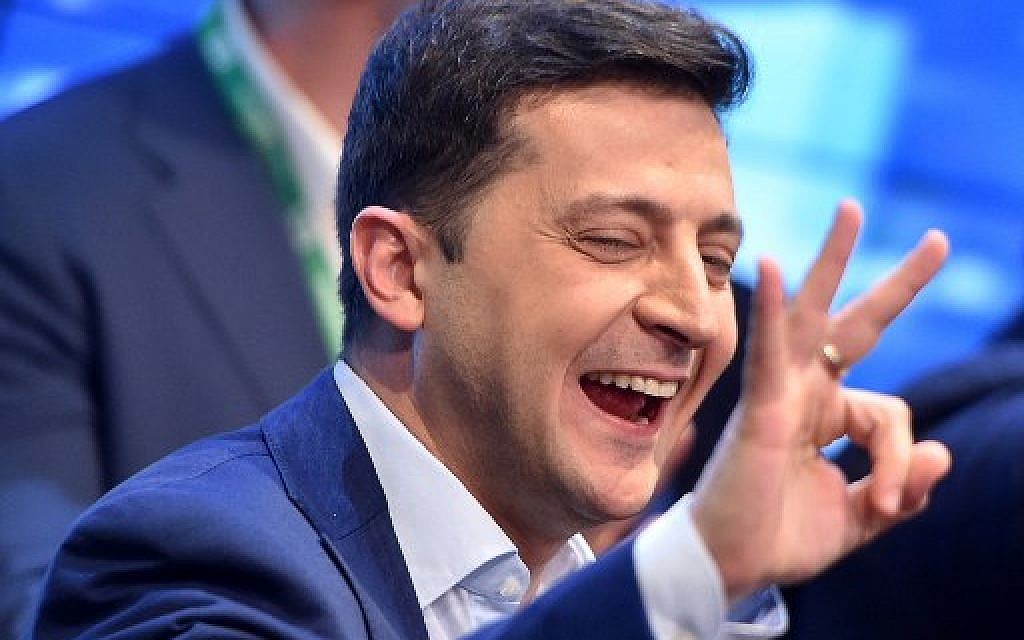 Zelensky win makes Ukraine 1st country outside Israel with Jewish PM,  president | The Times of Israel