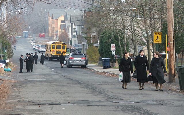 Measles cases have been clustered in parts of Rockland County, NY, that include New Square, an all-Hasidic village. (Uriel Heilman)