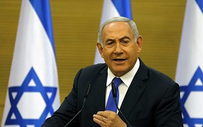 Prime Minister Benjamin Netanyahu at the Knesset on May 27, 2019. (MENAHEM KAHANA / AFP)